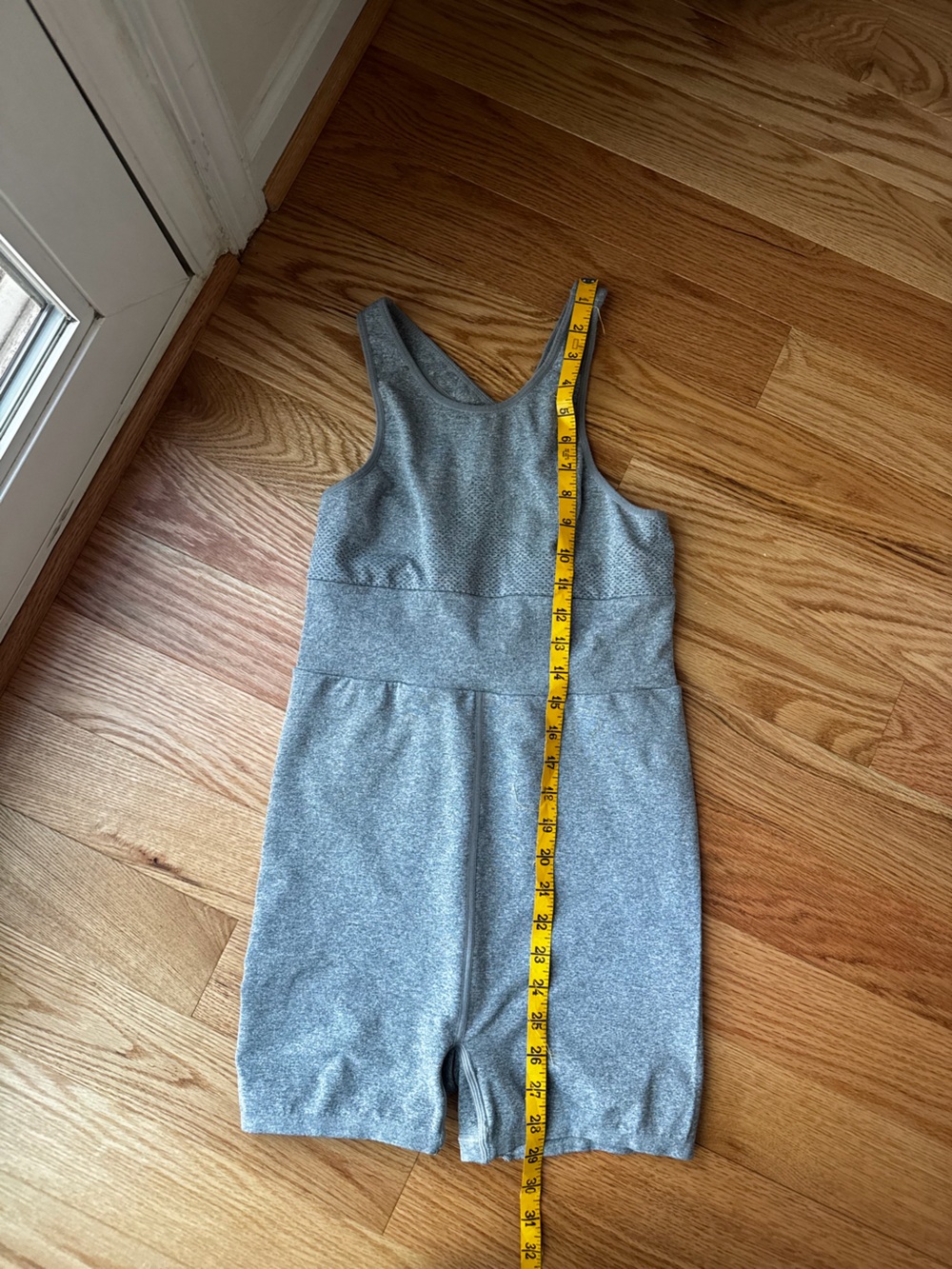 Free People Movement Every Single Time Runsie Gray Romper M/L - Picture 7 of 11
